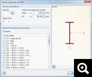 IMPORT DES CAS DE CHARGE DE RFEM