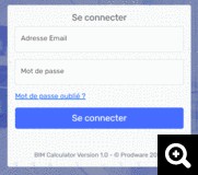 BIM Calculator - portail client