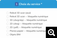 BIM Calculator-Choix des services