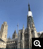 restauration de la fleche de la cathedrale de rouen 1