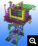 Tekla Structures acier JLQ Platforme modele